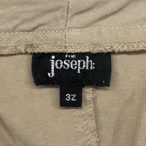 FOR JOSEPH Skirt 32 XXS Twill Pencil Straight Midi Utility 5 Pocket Beige Khaki - Picture 5 of 13